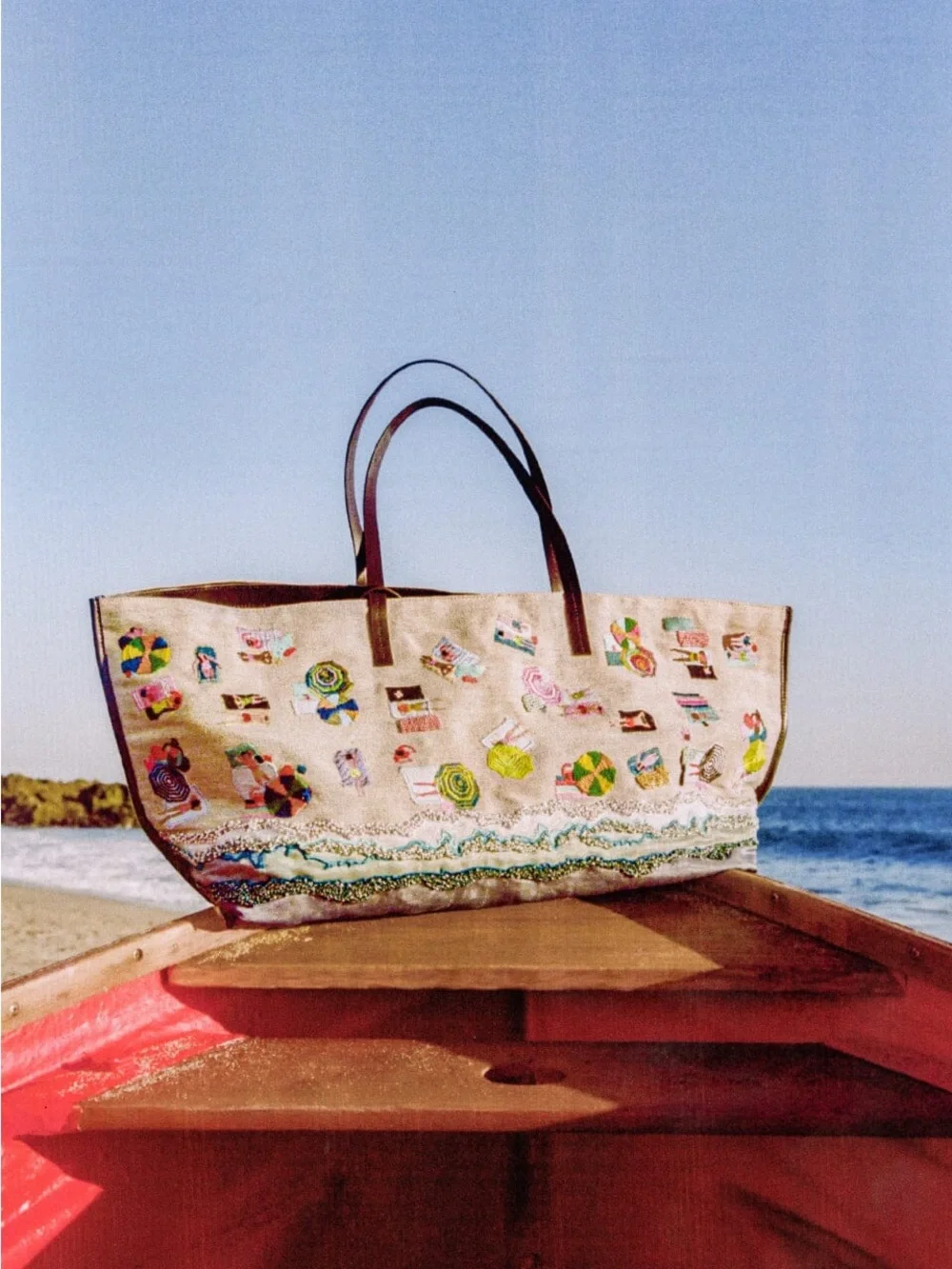 STAUD - CHRISTOS LARGE TOTE BEACH DAY